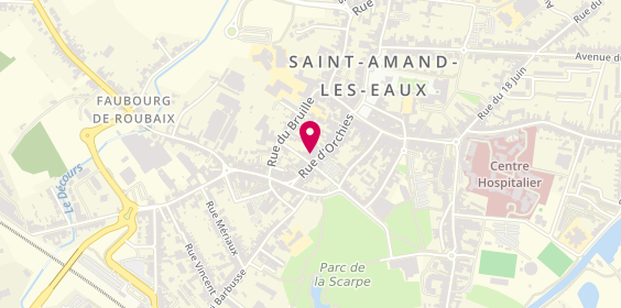Plan de Huvig Immobilier, 36 Rue d'Orchies, 59230 Saint-Amand-les-Eaux