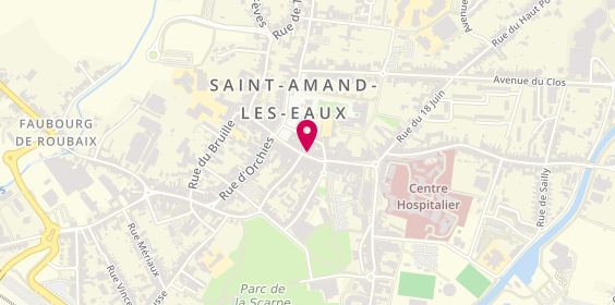 Plan de Sweet Immo Corp, 19 Rue Thiers, 59230 Saint-Amand-les-Eaux