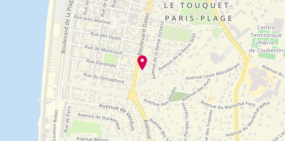 Plan de P L M V, avenue Dorothée, 62520 Le Touquet-Paris-Plage