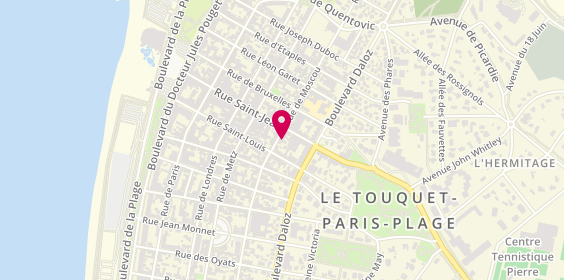 Plan de Agence des 4 Saisons, 59 Rue de Moscou, 62520 Le Touquet-Paris-Plage