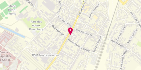 Plan de Stephane Plaza Immobilier, 33 place Paul Éluard, 59113 Seclin