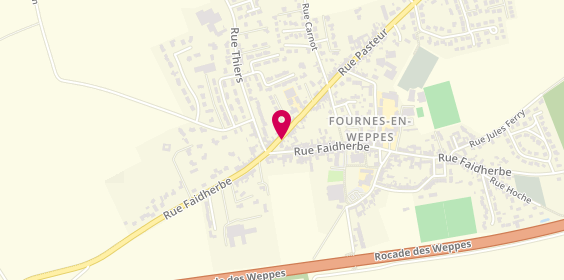 Plan de Square Habitat Fournes-en-Weppes, 60 Rue Pasteur, 59134 Fournes-en-Weppes