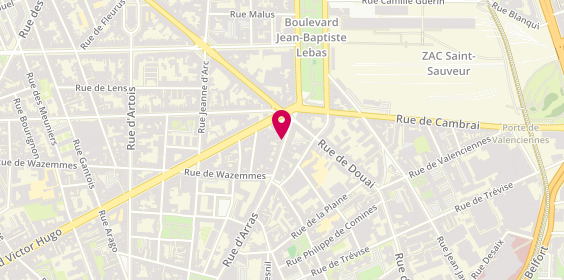 Plan de Agence colocation Lille - Colocatère Lille, 18 Rue d'Arras, 59000 Lille