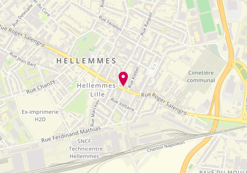 Plan de Square Habitat Hellemmes, 251 Rue Roger Salengro, 59260 Lille