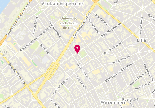 Plan de Vacherand Immobilier - Lille Vauban/Nationale, 255 Rue Nationale, 59800 Lille
