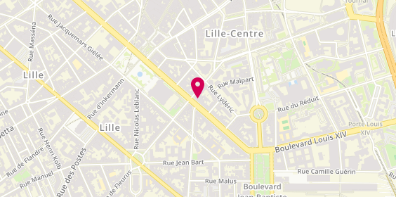 Plan de DP2M Immobilier, 187 Boulevard de la Liberté, 59000 Lille