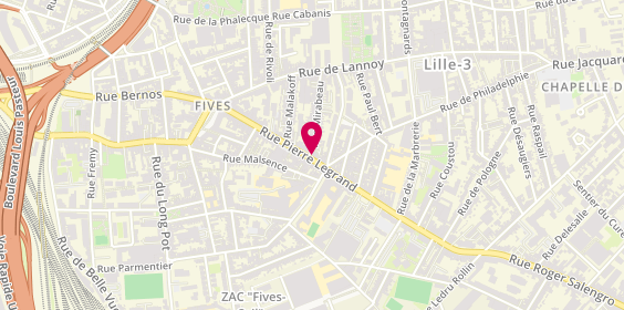 Plan de Immage Immobilier, 203 Rue Pierre Legrand, 59000 Lille