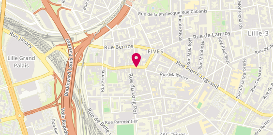 Plan de Axonor, 102 Rue Pierre Legrand, 59000 Lille