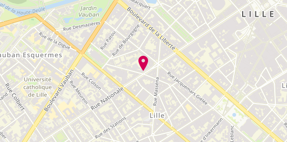 Plan de Citya Descampiaux Flandres, 148 Rue Nationale, 59000 Lille