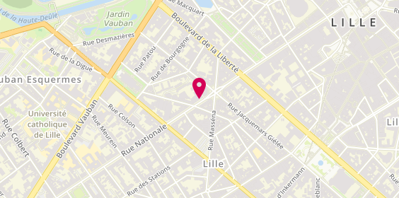 Plan de Orpi Bcs Immobilier, 144 Rue Nationale, 59800 Lille