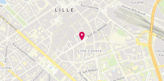 Plan de Citya Descampiaux, 94 Rue du Molinel, 59800 Lille