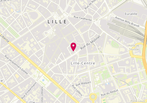 Plan de FONCIA | Agence Immobilière | Achat-Vente | Lille | Rue du Molinel, 96 Rue du Molinel, 59800 Lille