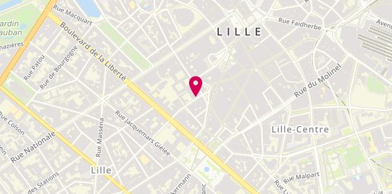 Plan de Agence Cappelle, 6 Rue Jean Sans Peur, 59800 Lille