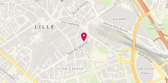 Plan de SAS Flandres Gestion, 28 Rue du Molinel, 59800 Lille