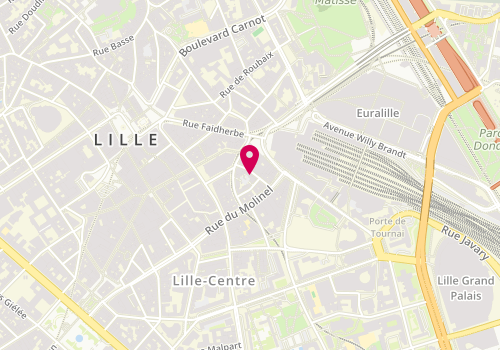 Plan de Vlanderen Immo, 8 Rue Sainte-Anne, 59800 Lille