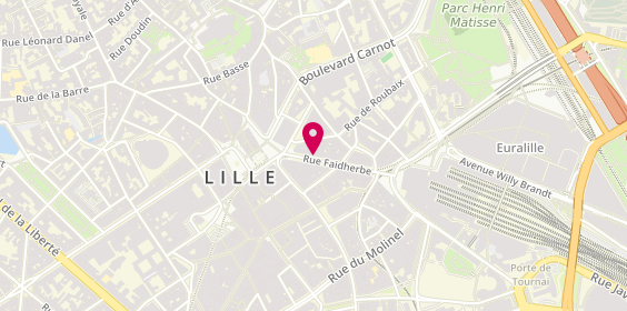 Plan de Ledoux, 21 Rue Faidherbe, 59000 Lille