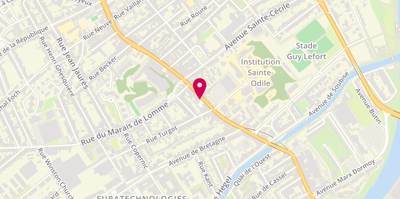 Plan de Agence Immobilière à Lille - Immométro, 231 avenue de Dunkerque, 59000 Lille