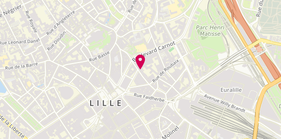Plan de Immo de France Lille, 28 Rue des Arts, 59800 Lille