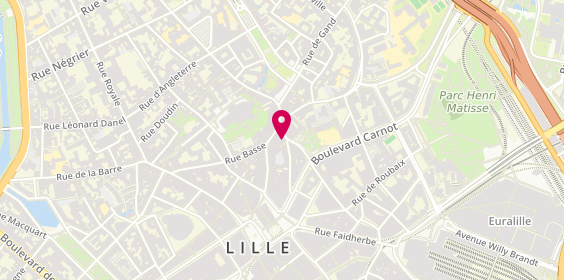 Plan de Agence immobilière Nexity, 7 place des Patiniers, 59800 Lille