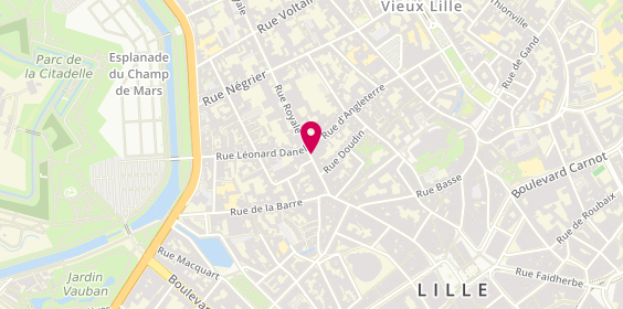 Plan de Flh Investissement Immobilier, 30 Rue Royale, 59800 Lille