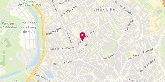 Plan de Vieux-Lille Patrimoine, 63 Rue d'Angleterre, 59800 Lille