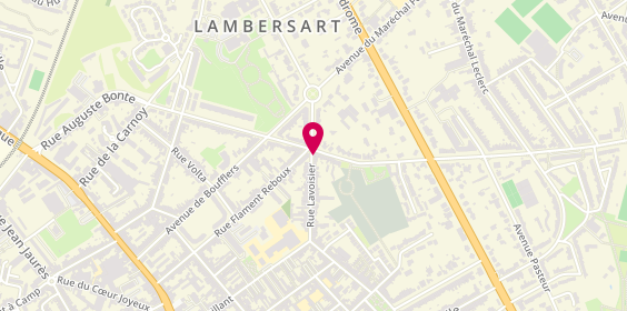 Plan de ABRINOR Immobilier Lambersart, 93 Rue Auguste Bonte, 59130 Lambersart