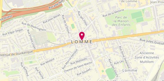 Plan de ABRINOR Immobilier Lomme, 874 avenue de Dunkerque, 59160 Lille