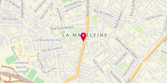 Plan de Orpi Agences No1, 149 Rue du Général de Gaulle, 59110 La Madeleine