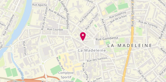 Plan de Immoclef, 78 Rue du Président Georges Pompidou, 59110 La Madeleine