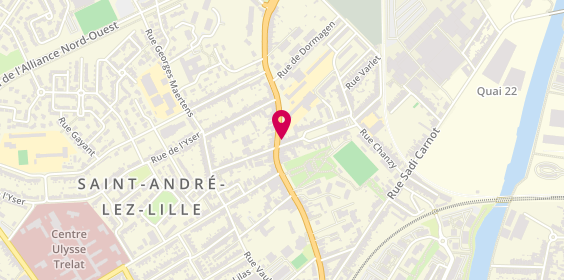 Plan de Square Habitat Saint-André-lez-Lille, 88 Rue du Général Leclerc, 59350 Saint-André-lez-Lille