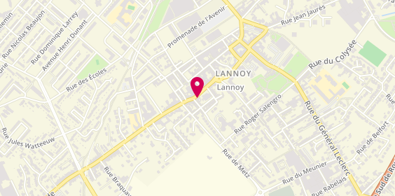 Plan de Logénord, 19 Rue de Lille, 59390 Lannoy