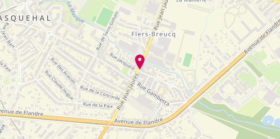 Plan de Laforet Immobilier, 186 Rue Jean Jaurès, 59491 Villeneuve-d'Ascq