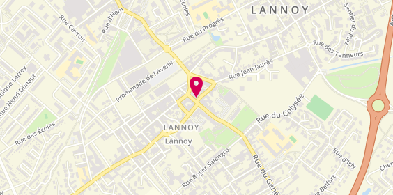 Plan de La Cense Immobilier, 1 Rue des 3 Frères Rémy, 59390 Lannoy