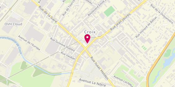 Plan de Square Habitat Croix, 1 place de la République, 59170 Croix