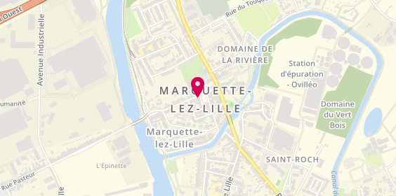 Plan de Square Habitat Marquette-lez-Lille, 9 place du Général de Gaulle, 59520 Marquette-lez-Lille