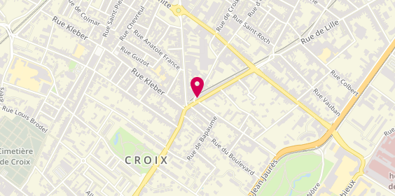 Plan de Croix Immo, 3 Rue du Professeur Langevin, 59170 Croix
