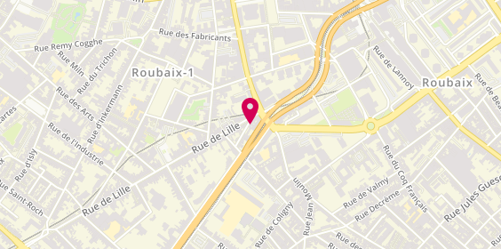 Plan de Agence immobilière à Roubaix - immotram, 12 Boulevard du Général de Gaulle, 59100 Roubaix