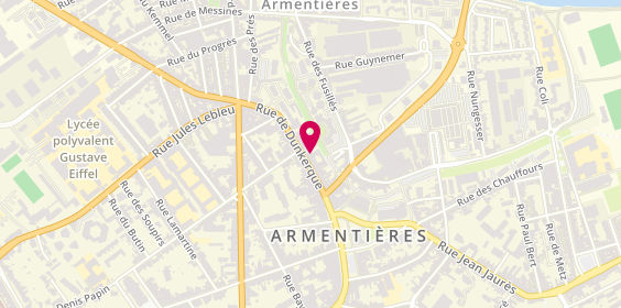 Plan de Stéphane Plaza Immobilier, 32 Rue de Dunkerque, 59280 Armentières
