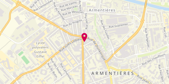 Plan de Imm' Atout l'Atout Immobilier, 152 Rue Route Nationale Av. François Mitterrand, 59280 Armentières
