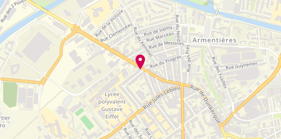 Plan de Logéhome, 61 Rue des Résistants, 59280 Armentières