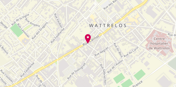 Plan de Square Habitat Wattrelos, 43-45 Rue Carnot, 59150 Wattrelos