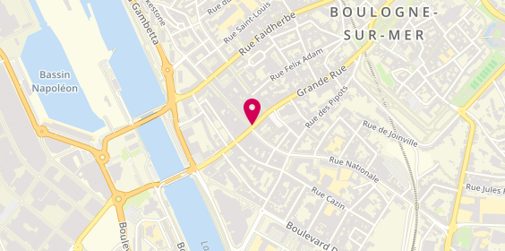 Plan de Immobilière Lacroix, 5 Grande Rue, 62200 Boulogne-sur-Mer