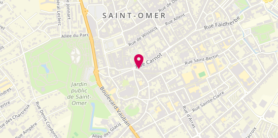 Plan de Aj2P Immo, 8 Rue de l'Ecusserie, 62500 Saint-Omer