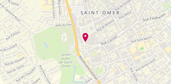 Plan de LAURENT MERCK immobilier, 12 place Pierre Bonhomme, 62500 Saint-Omer
