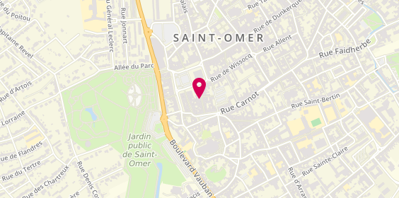 Plan de Orpi Saint Omer Agence N 1, 13 Rue des Clouteries, 62500 Saint-Omer