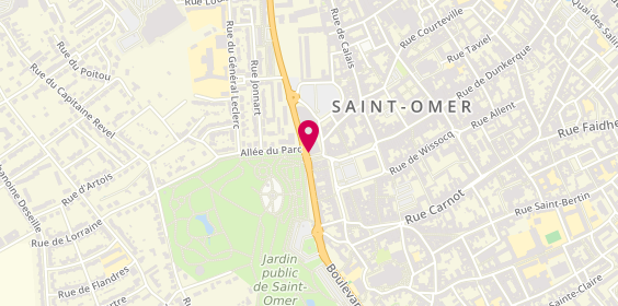 Plan de Agence 53 - Immobilier Saint-Omer, 7 place Paul Painlevé, 62500 Saint-Omer
