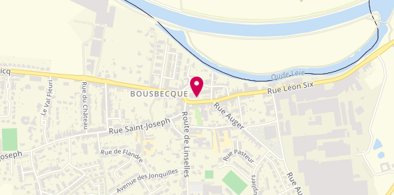 Plan de Regis Boudry Immobilier, Bât A 18 General de Gaulle, 59166 Bousbecque