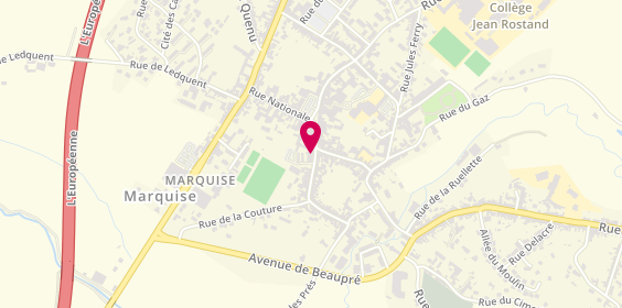 Plan de Agence Porte Neuve, 4 Rue Sainte-Barbe, 62250 Marquise