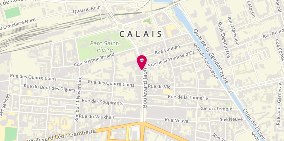Plan de SARL Investim, 97 Boulevard Jacquard, 62100 Calais