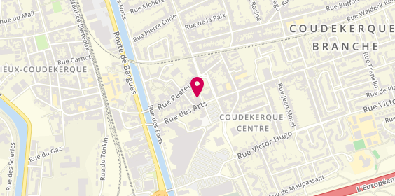 Plan de Titan Immobilier, 16 place de la République, 59210 Coudekerque-Branche